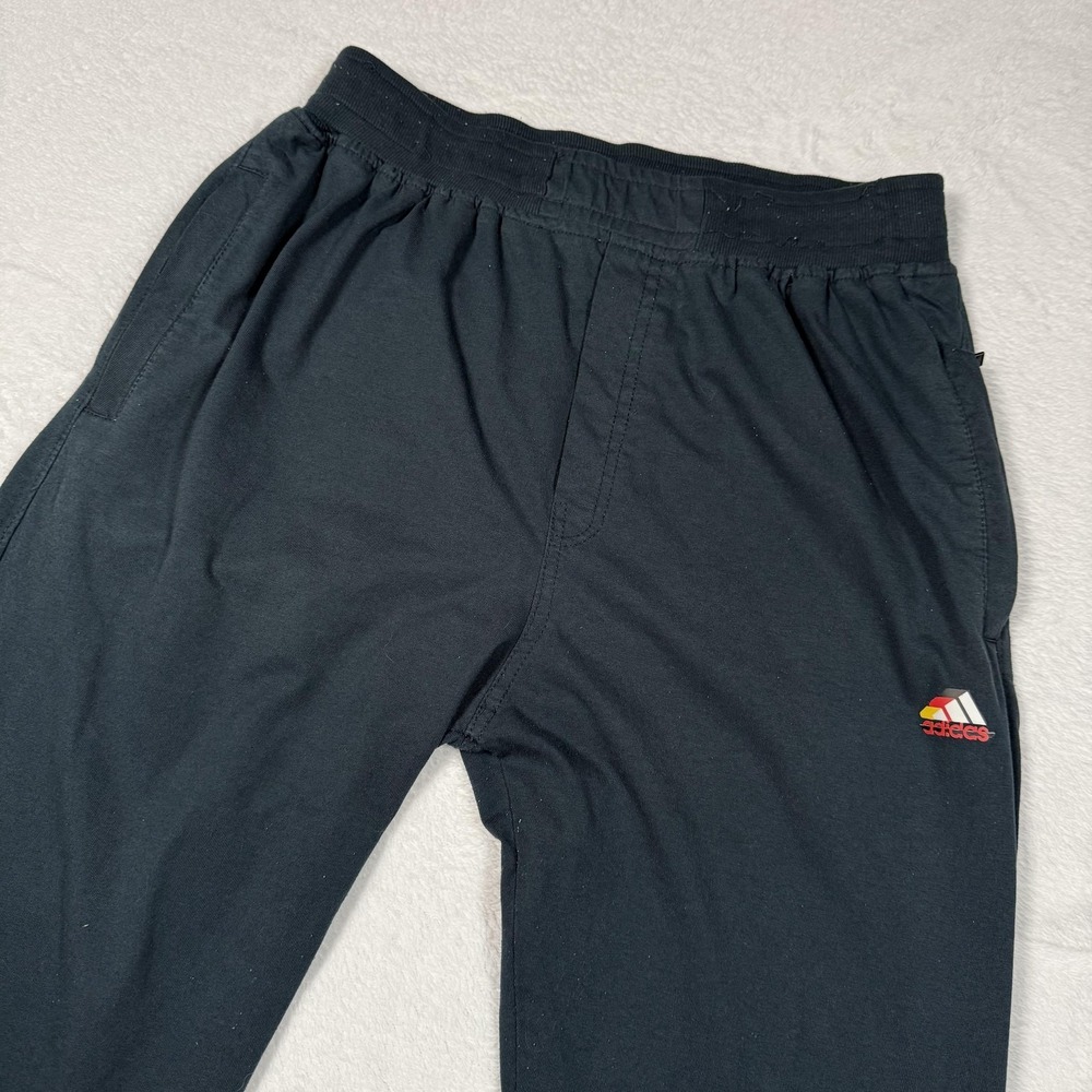 Adidas Pants Mens 3XL Black‎ Sweatpants Elastic Waist Zip Pocket Trefoil Logo